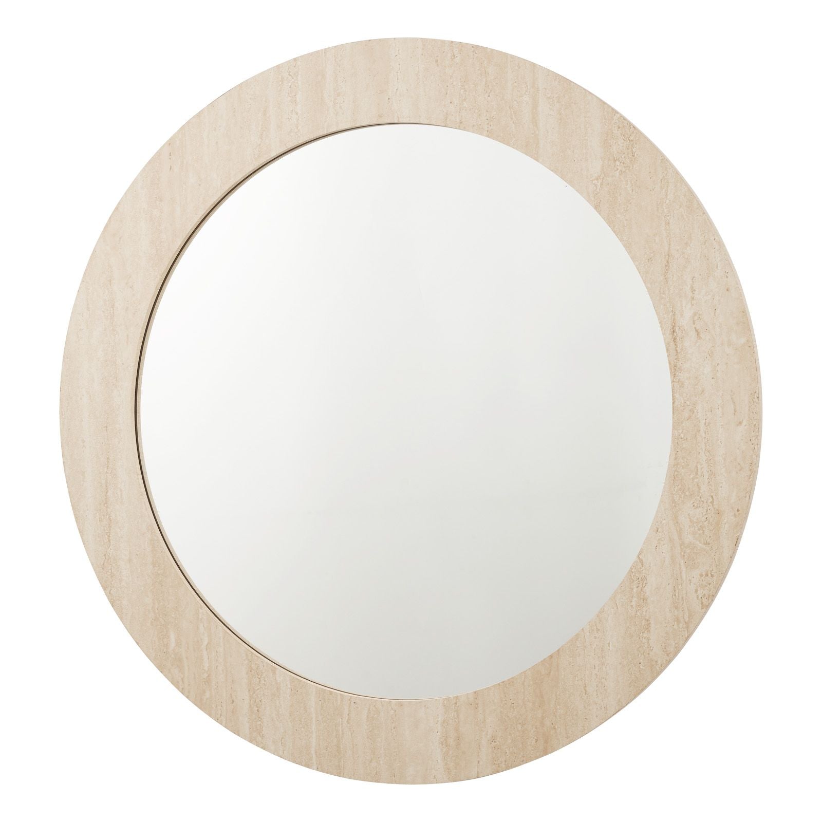 Ioana Travertime Effect Mirror 80cm