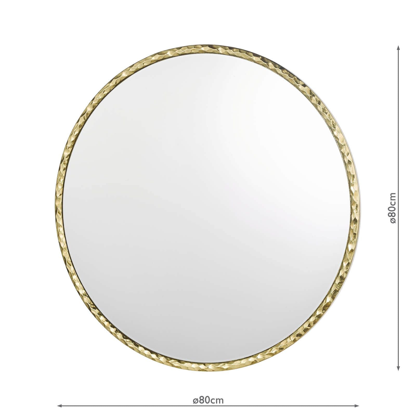 Jinelle Polished Gold 80cm Mirror