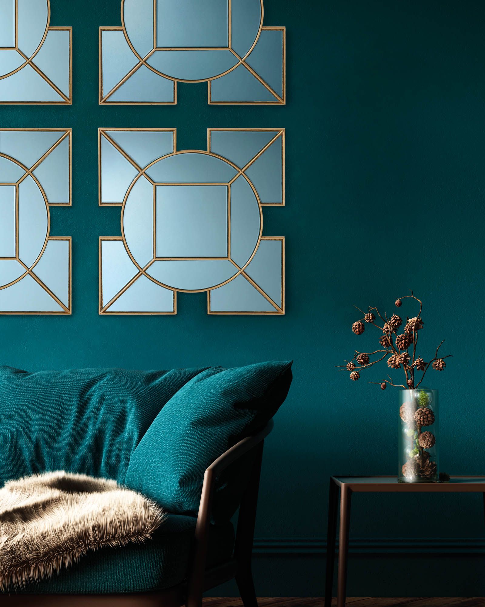 Lyshia Gold Mirror