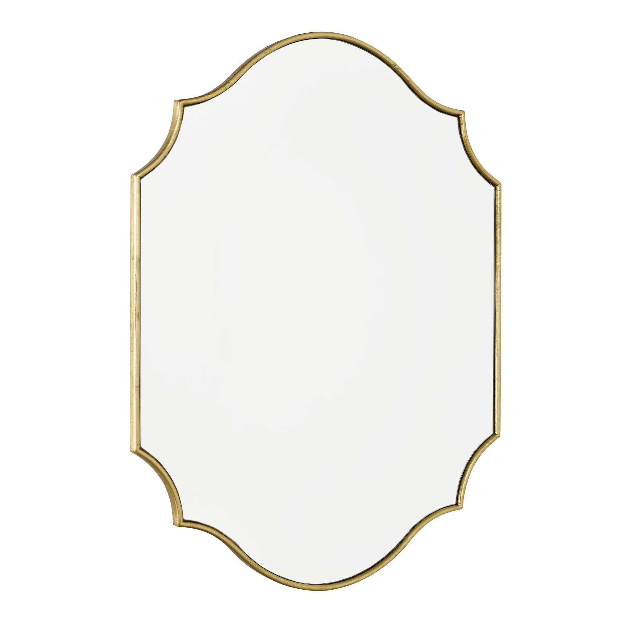 Ruggiero Rectangle Gold Mirror 70 x 50cm