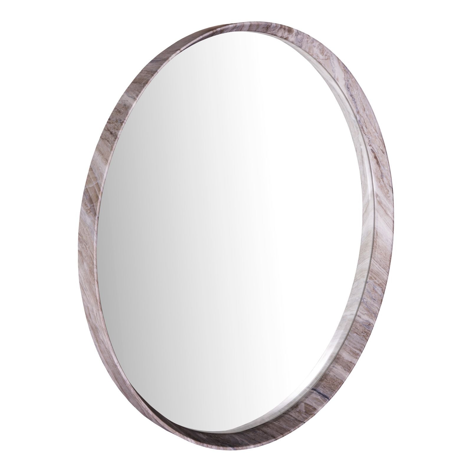 Seyah Brown Stone Effect 74cm Mirror