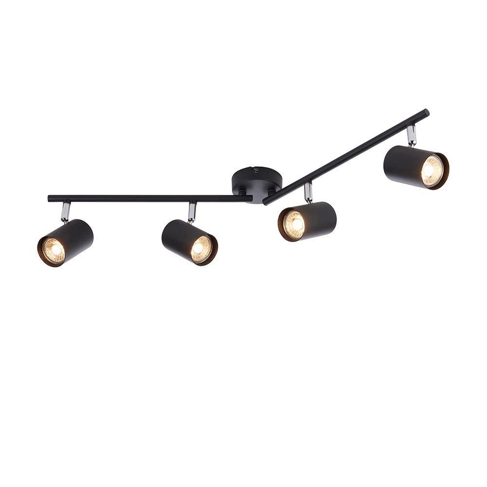 Arezzo 4 Light Spotlight Bar in Black