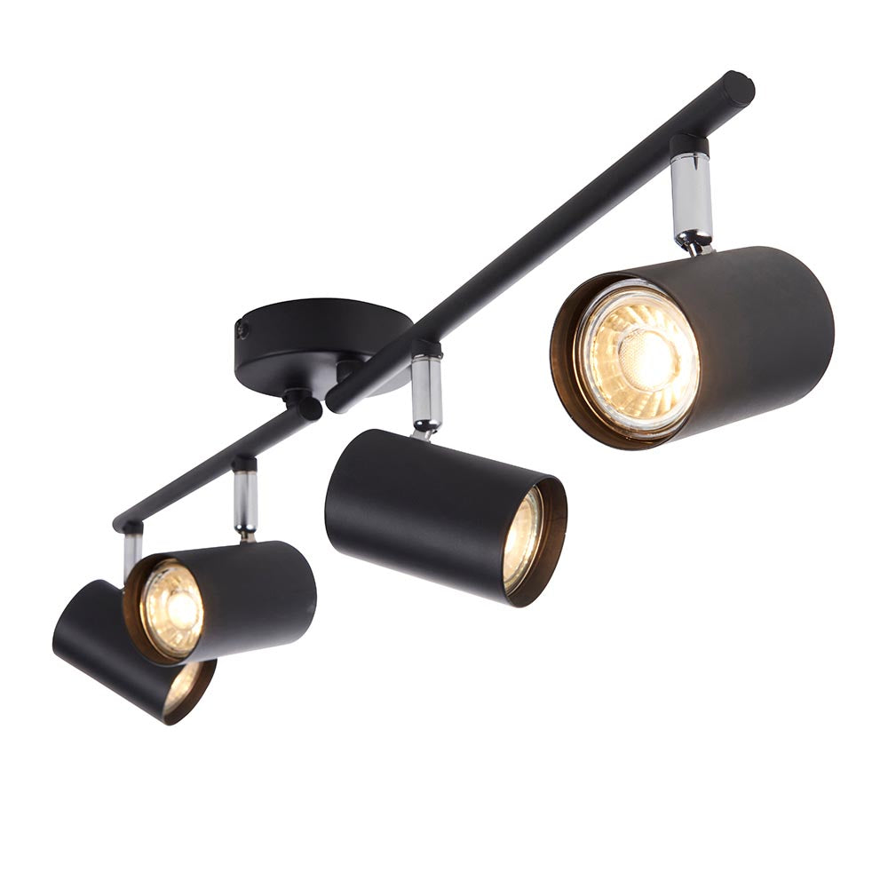 Arezzo 4 Light Spotlight Bar in Black