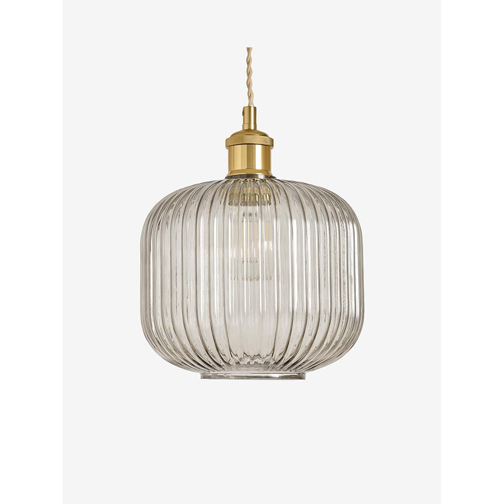 Briz 200mm Smoked Glass Shade