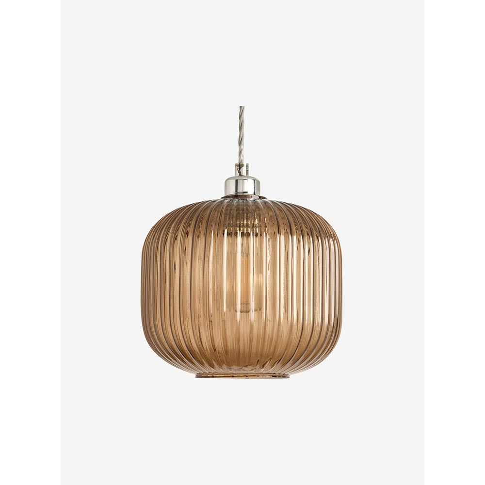 Briz 200mm Amber Glass Shade