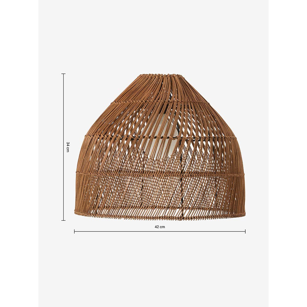 Java Dark Small Rattan Lamp Shade
