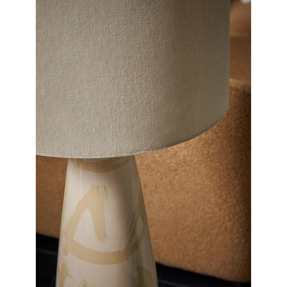 Vince Ceramic Floor Lamp C/W Shade