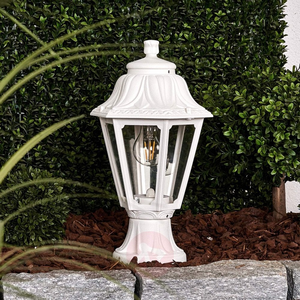 Mikrolot Anna White Post /Pillar Top Lantern
