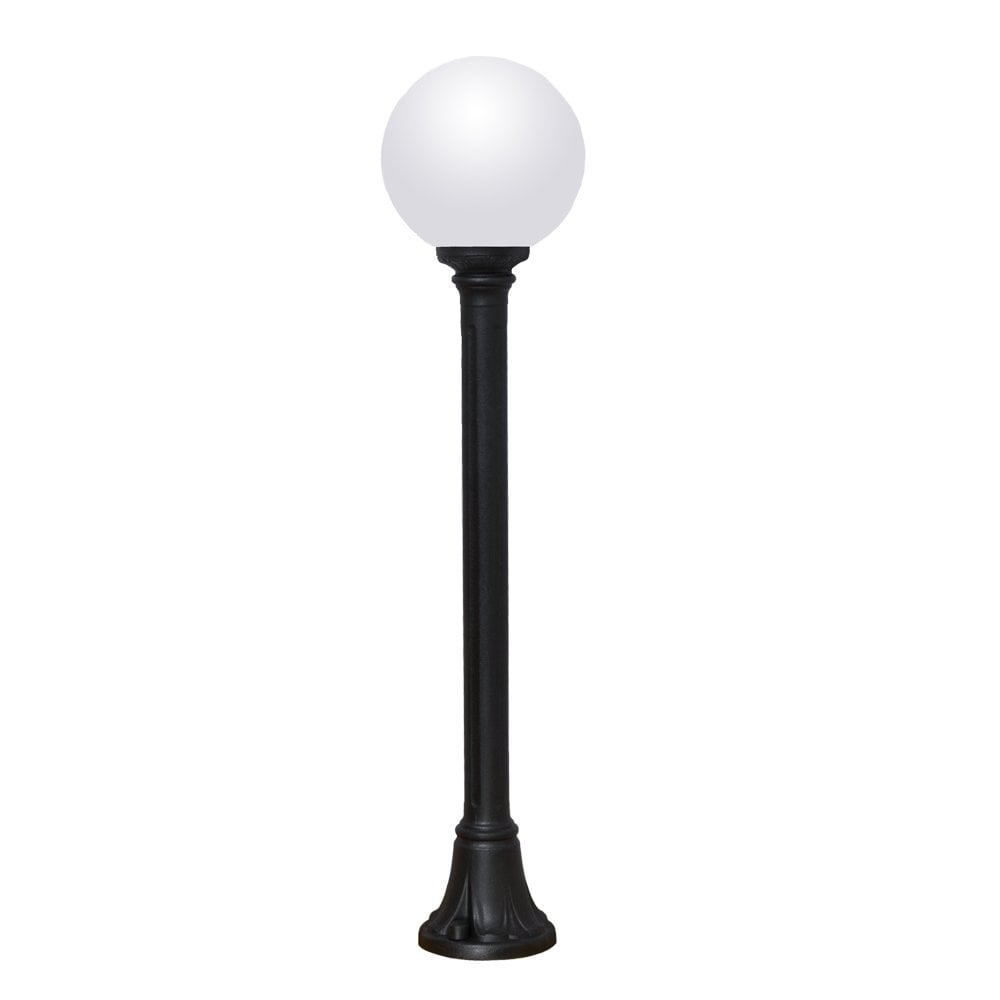 Mizar Opal Globe250 E27 1000mm Post Light