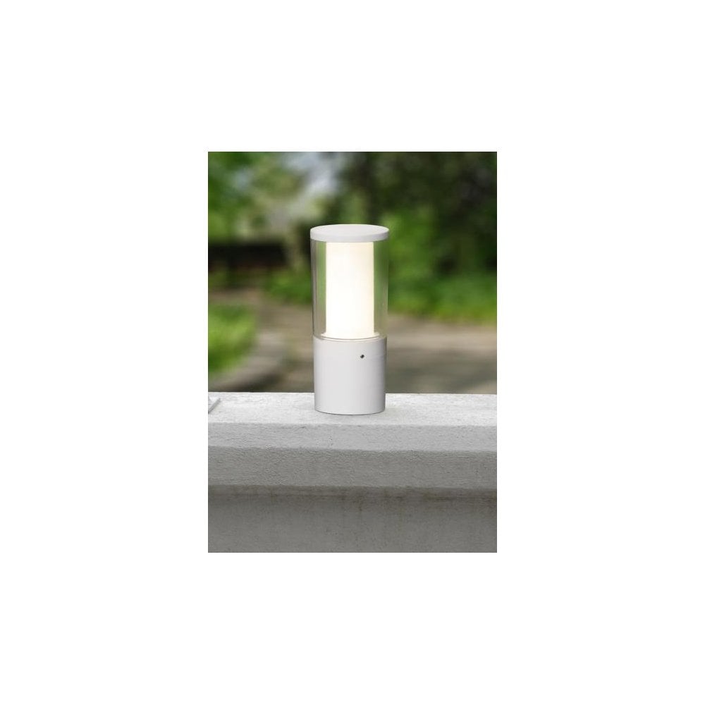 Carlo 250 mm Grey Clear LED 3.5W Bollard Post Light