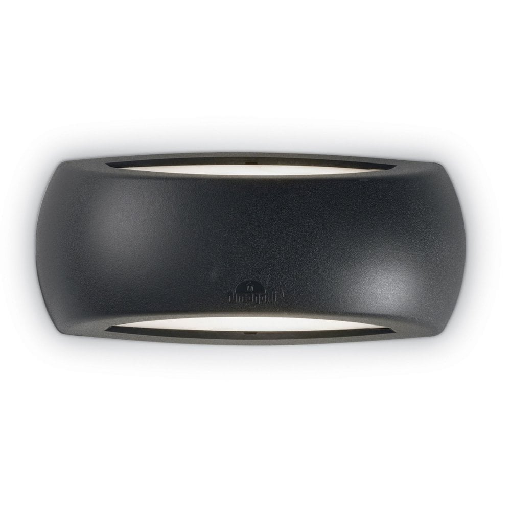 Francy Up and Down Black Bulkhead with Opal Diffuser
