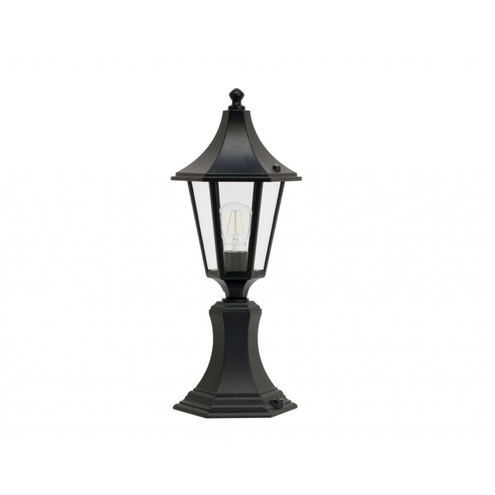 Burney 6 Sided Small E27 Post /Pillar Top Lantern