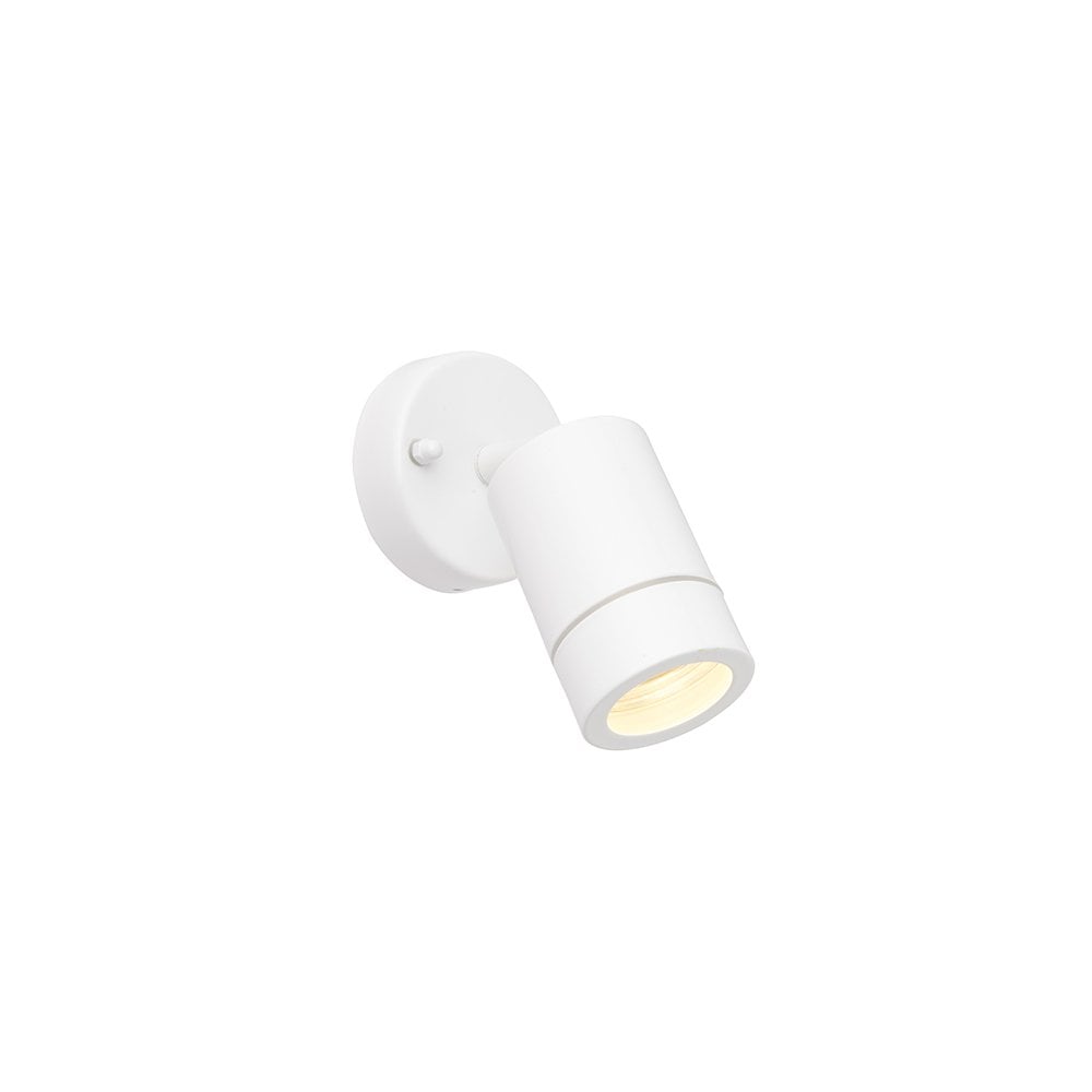 Palin Single Spotlight in Gloss White Finish IP44