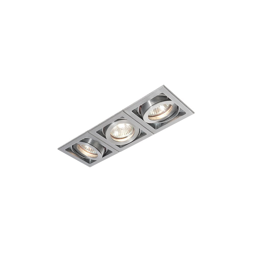 Xeno Triple Downlight in Aluminium