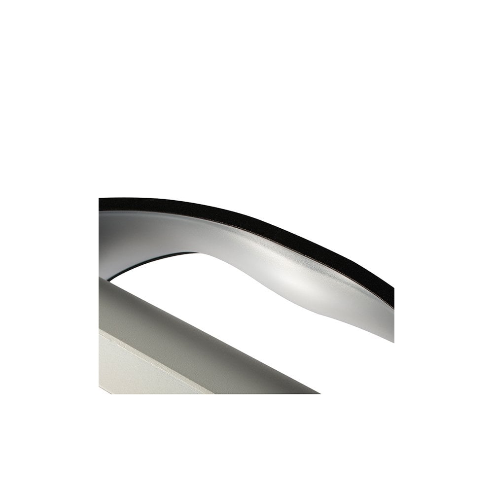 Vulcan Curved Wall Light in Matt Black W300 IP65