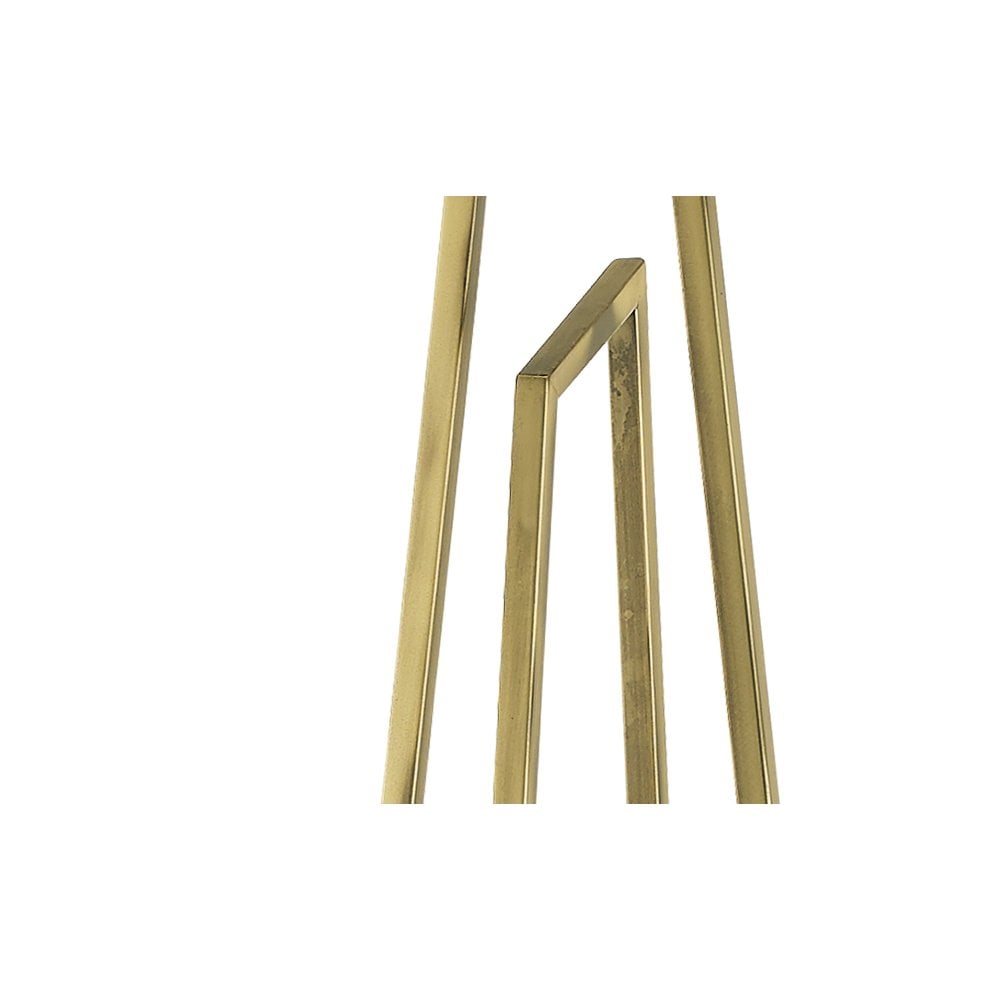 Plaza Antique Brass E27 Floor Lamp With Square Shade