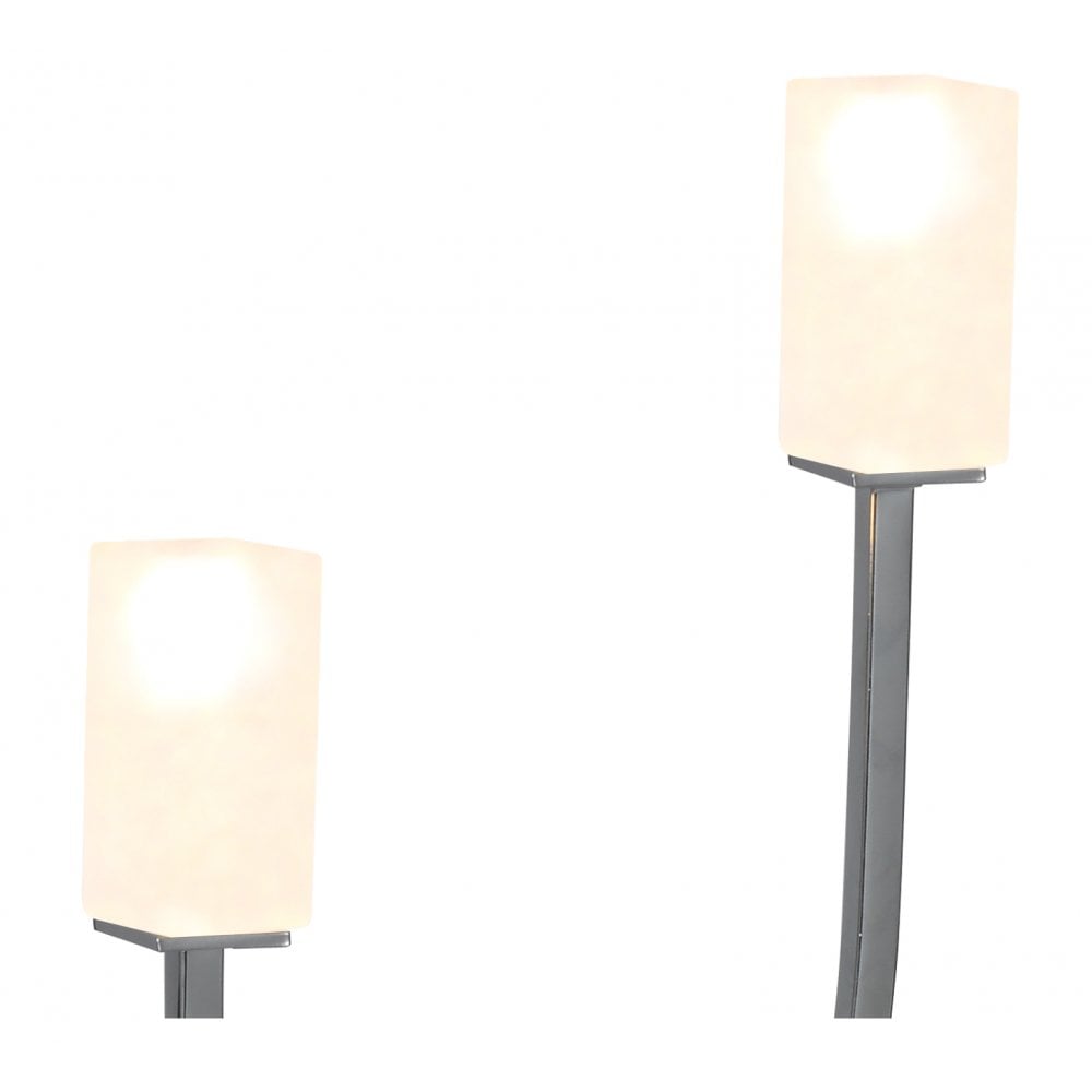 Topaz 2 Light Polished Chrome Table Lamp