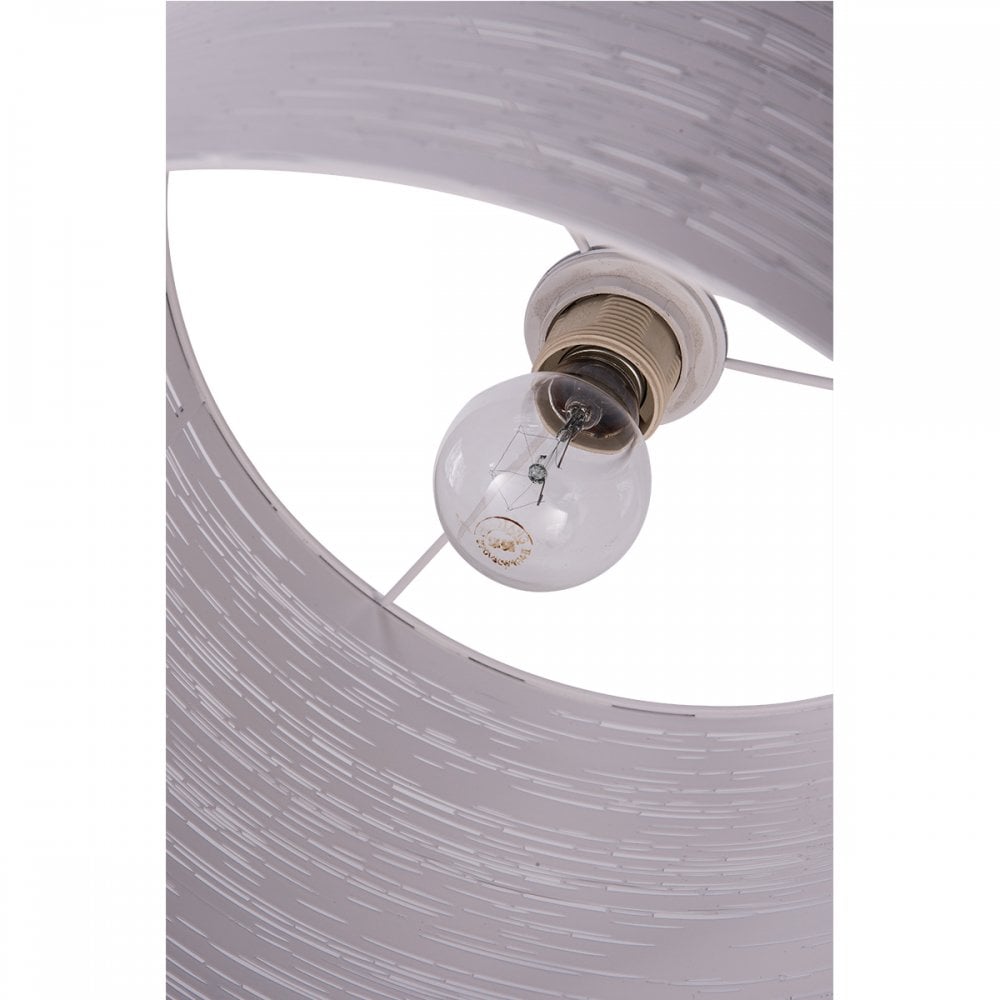 Birch 350mm Drum White Non-Electric Pendant