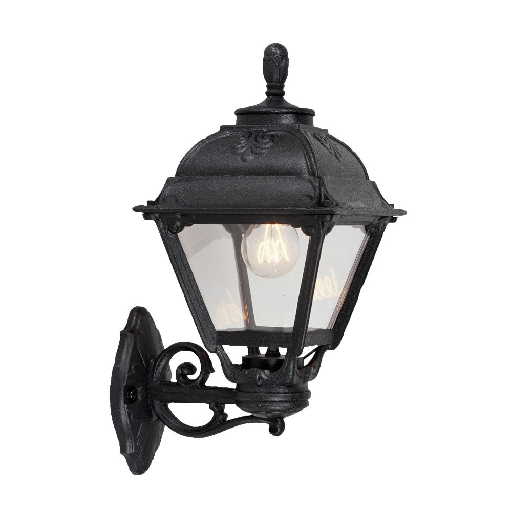 Bisso Cefa E27 Black Wall Lantern