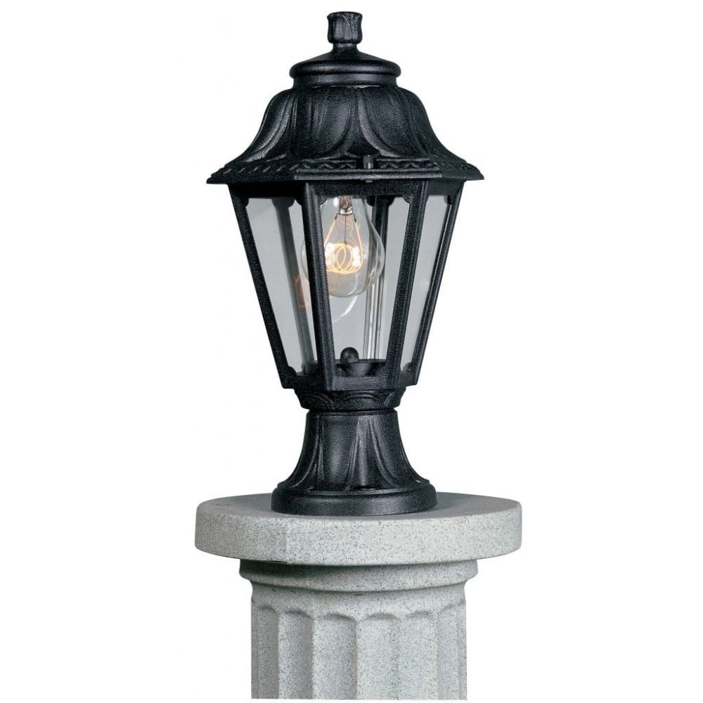 Minilot Rut Black Post /Pillar Top Lantern