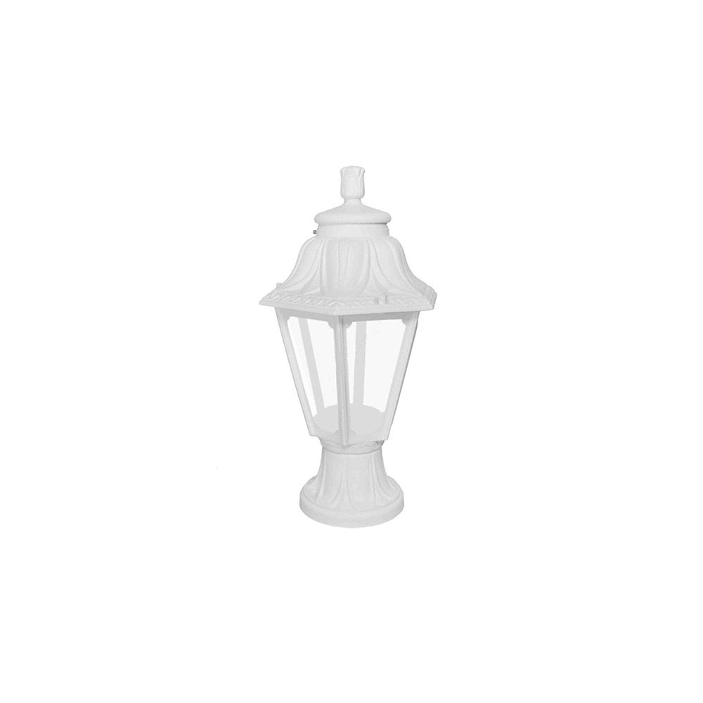 Minilot Rut White Post /Pillar Top Lantern