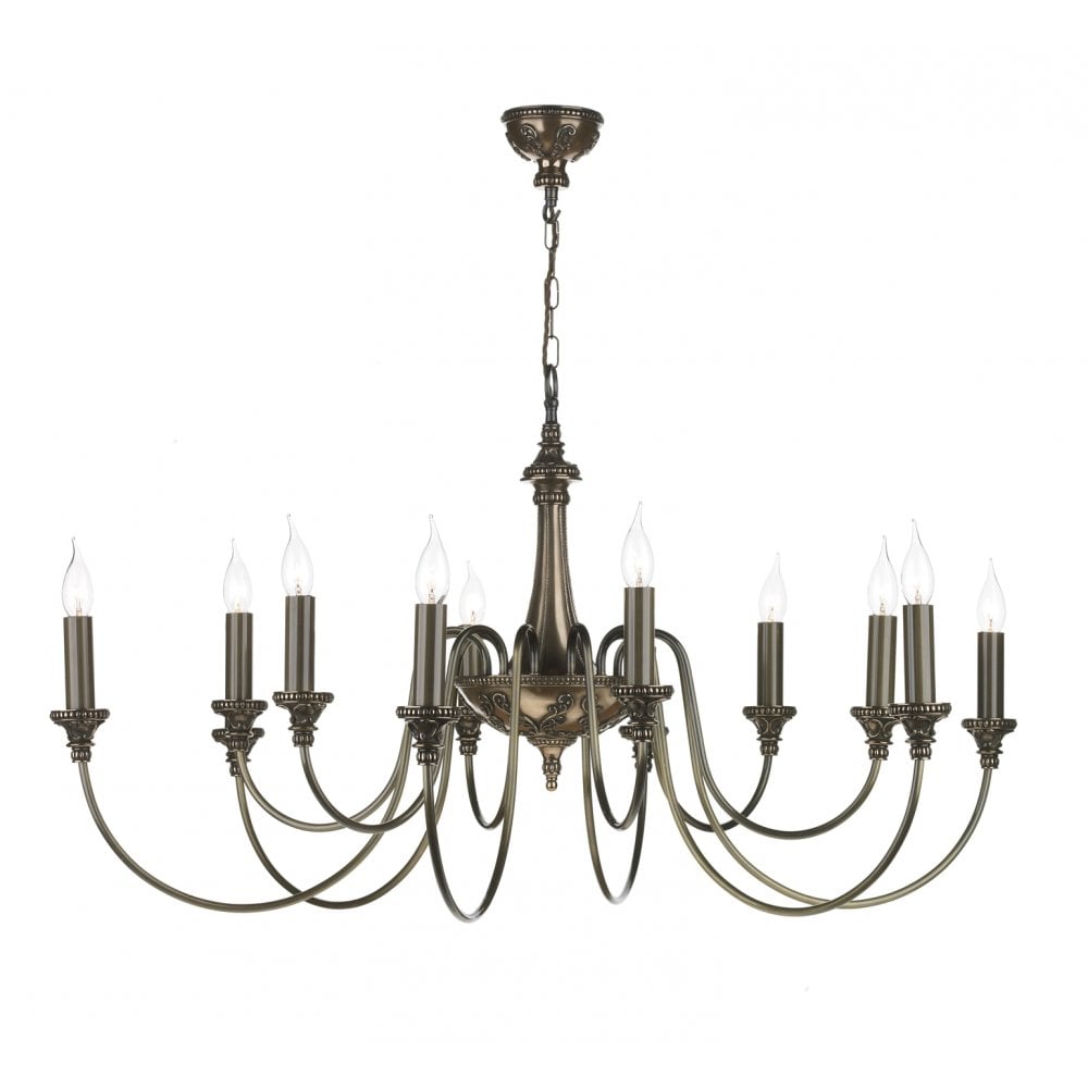Bailey 12-Light Rich Bronze Fitting