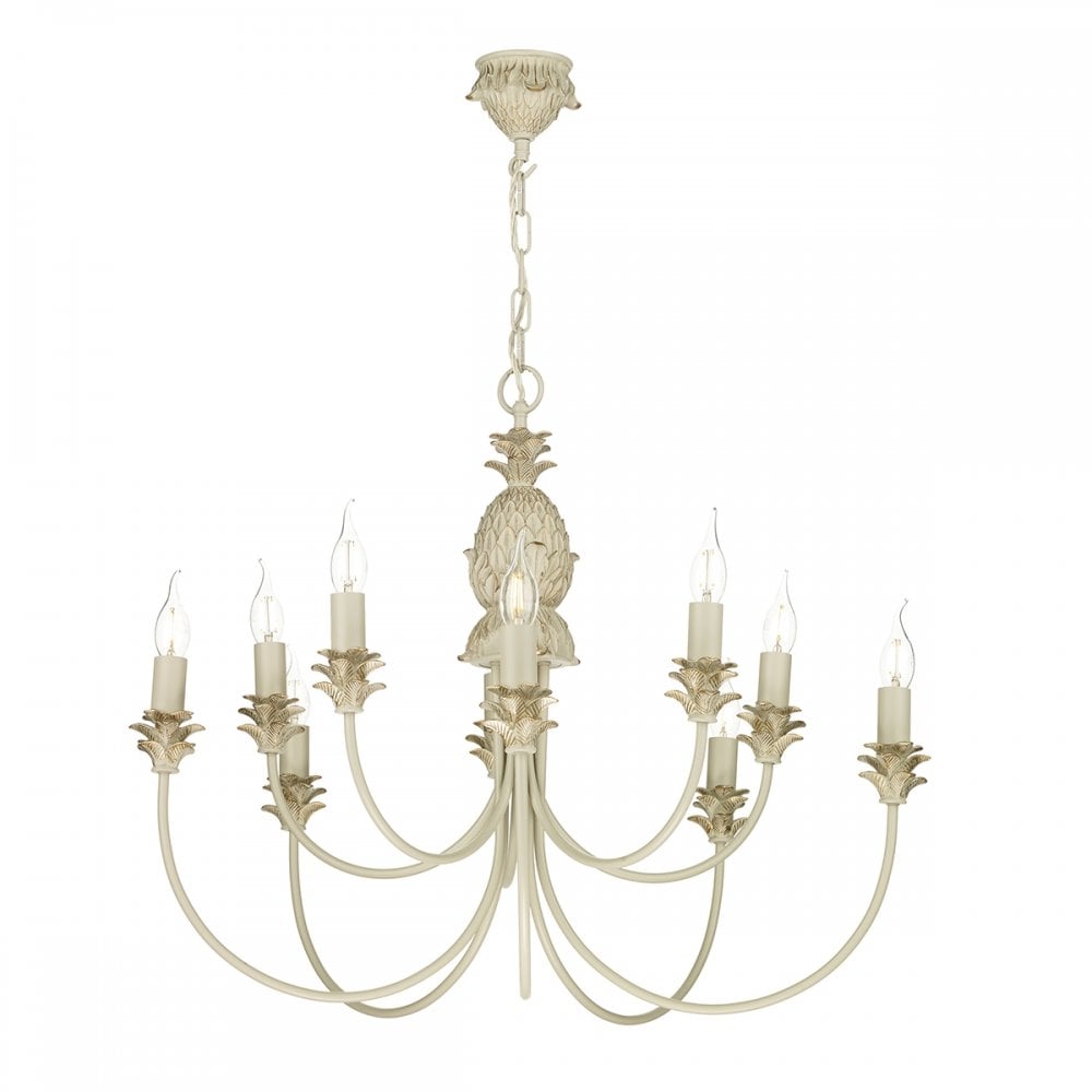 Cabana 10 Light Pineapple Pendant