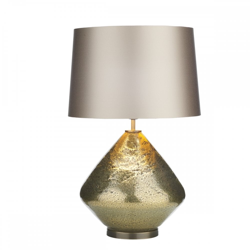 Evora Volanic Effect Gold Table Lamp