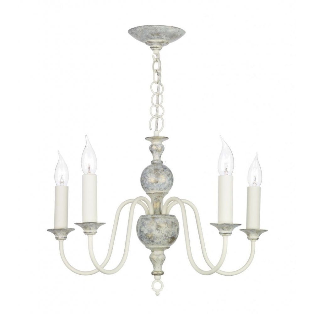 Flemish 5 Distressed Cream