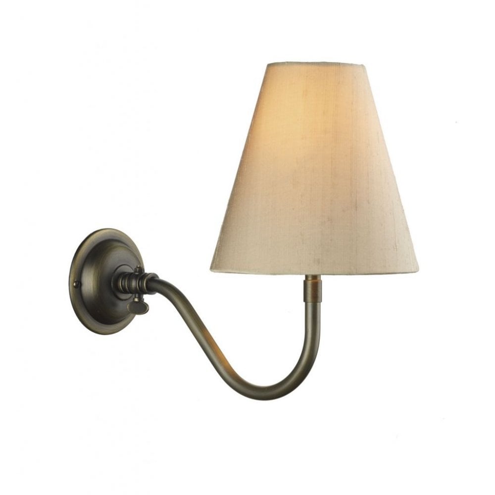 Hicks Single Wall Bracket Antique Brass