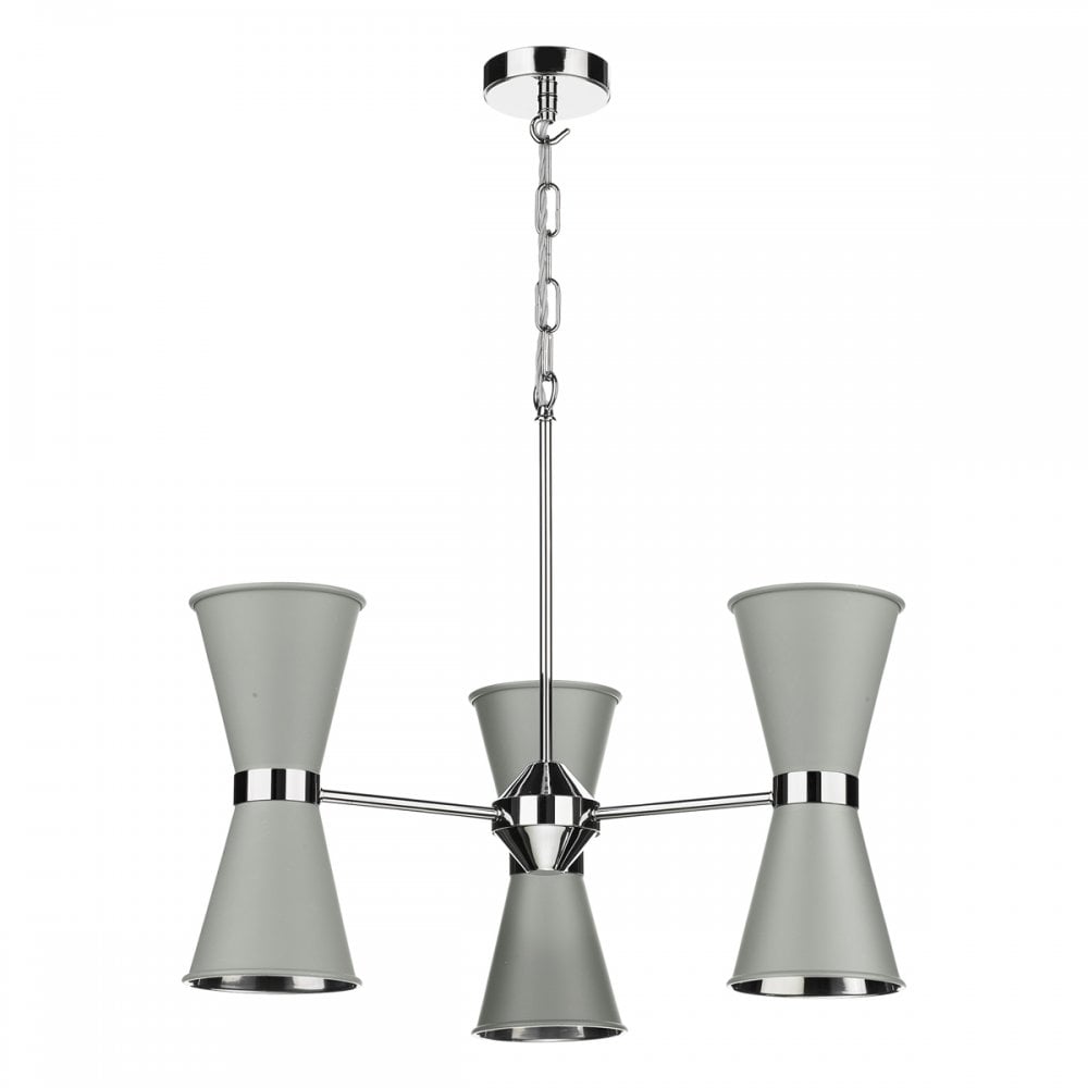 Hyde 6 Light Pendant Polished Chrome (Other Colours Available)