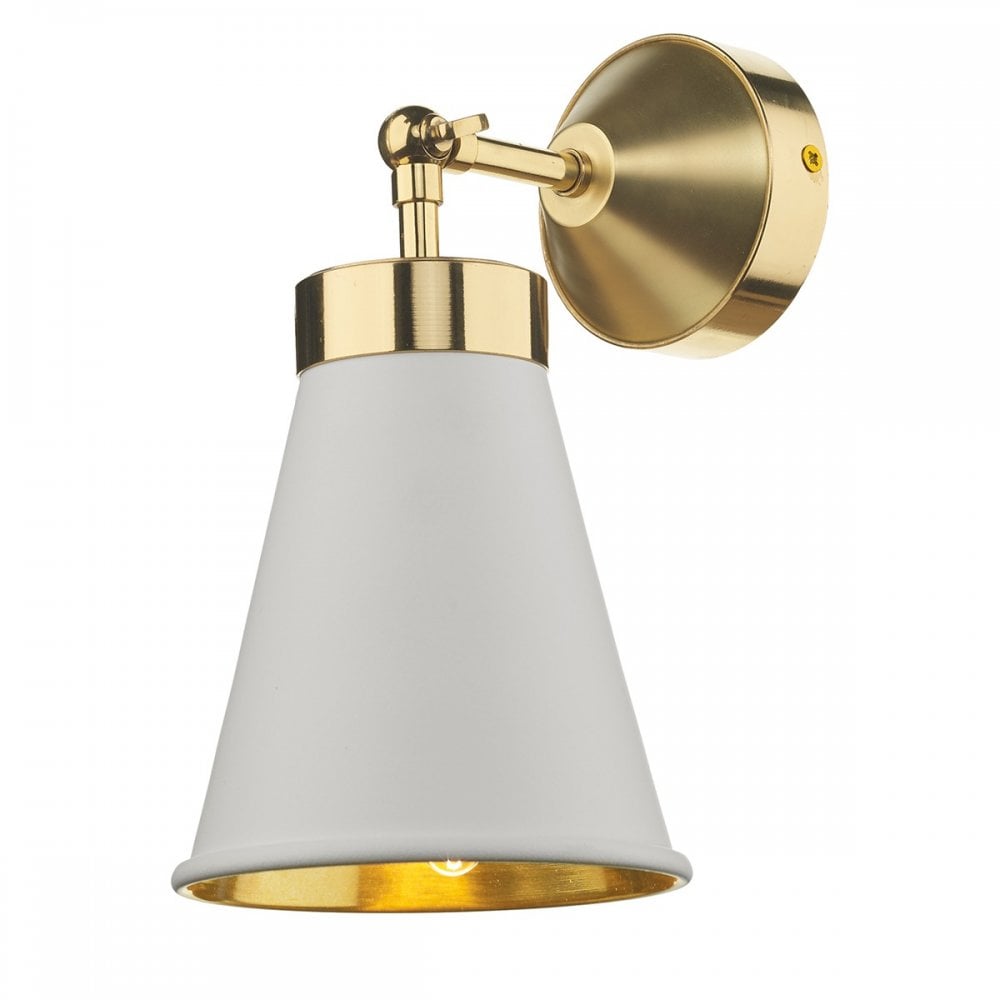 Hyde Single Wall Light Brass (Other Colours Available)