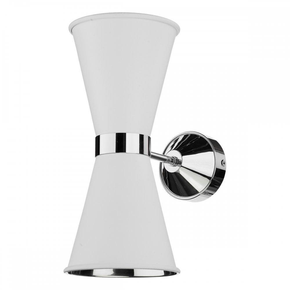 Hyde Double Wall Light Polished Chrome (Other Colours Available)