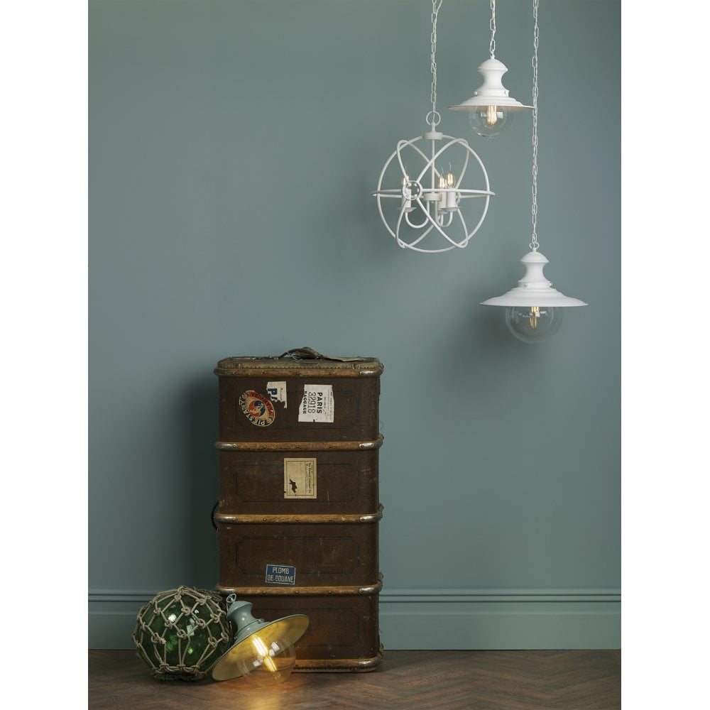 Orb Bespoke 3 Light 600mm Pendant (Choice of Colours)