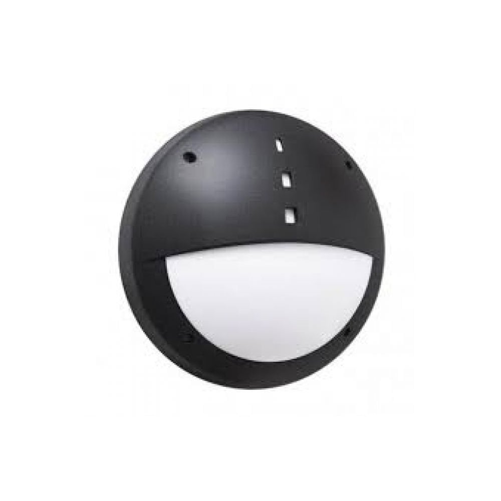Gelmi Eyelid LED 11W Wall & Ceiling Light Black with Opal Diffuser