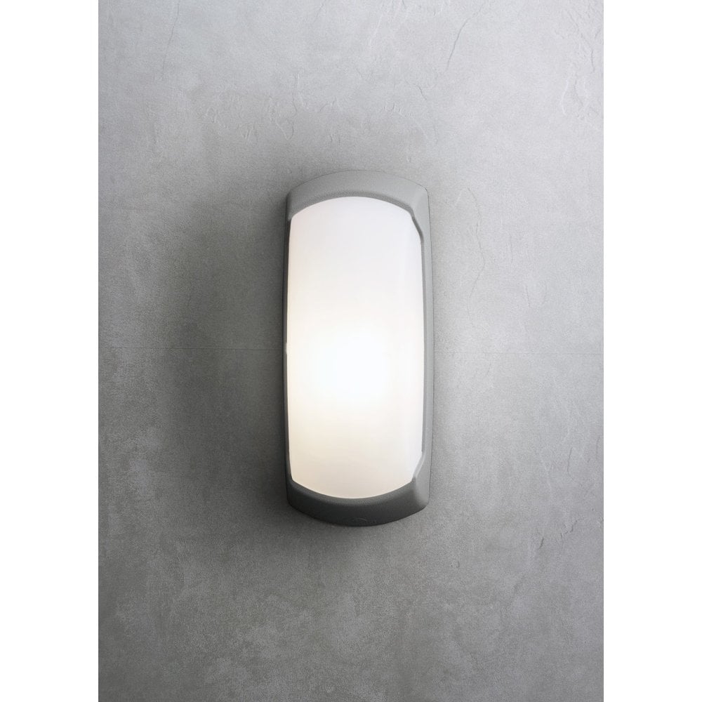 Francy E27 Grey Bulkhead with Opal Diffuser