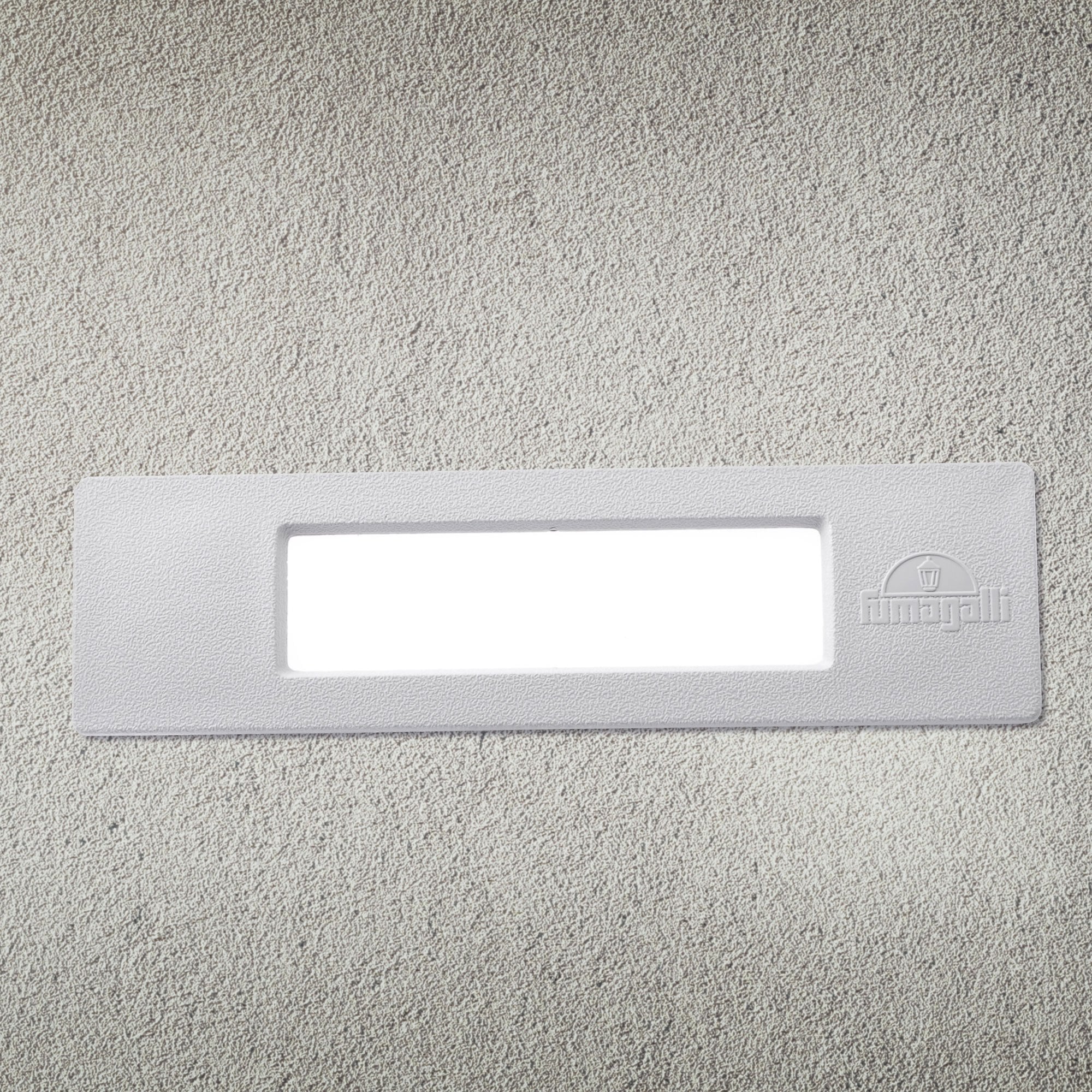 Nina 190 8.5W White Recessed Wall Light