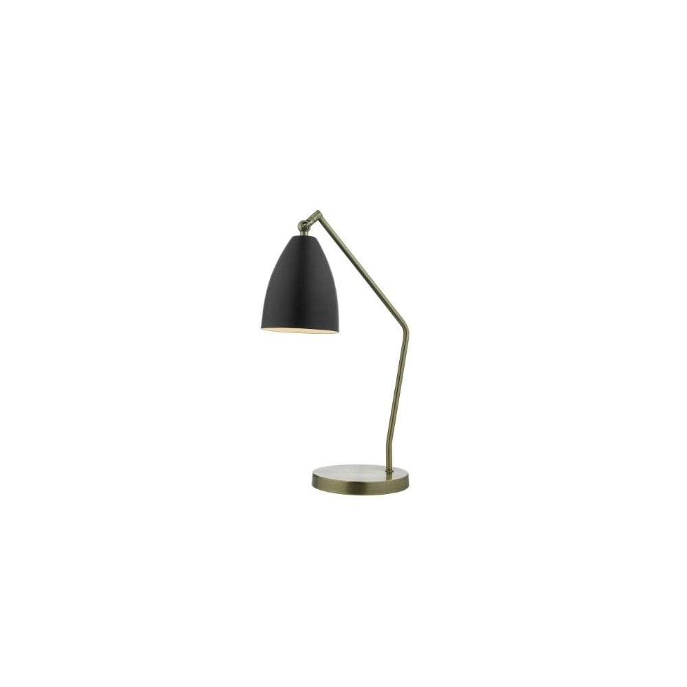 Olly Black & Antique Brass Table Lamp