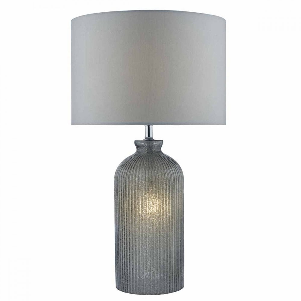 Pamplona Grey Table Lamp C/W Shade
