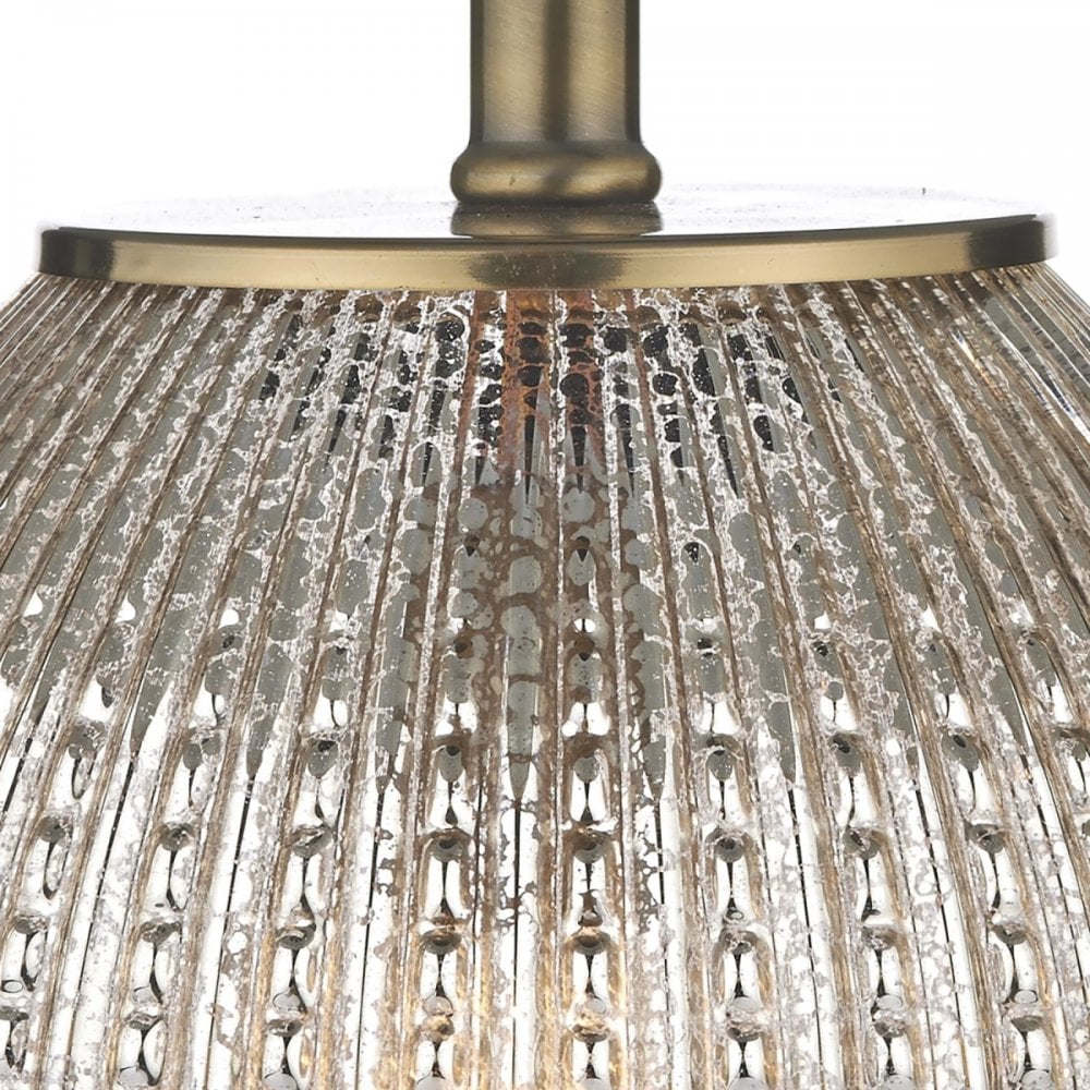 Sonia Antique Silver Table Lamp