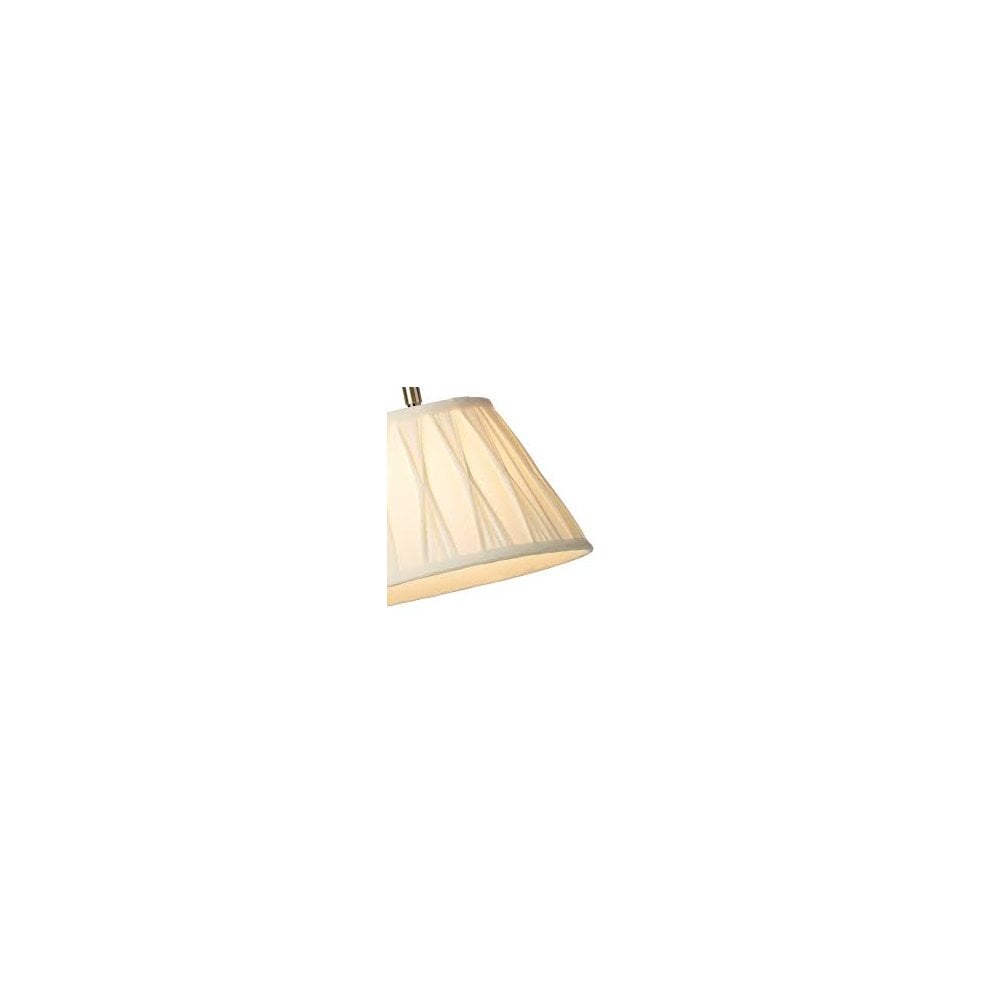 Suffolk Table Lamp in Antique Brass C/W Cream Shade