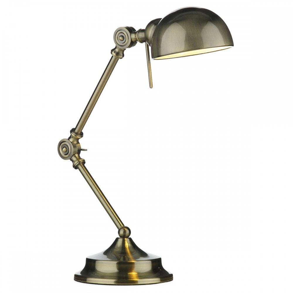 Ranger Table Lamp in Antique Brass
