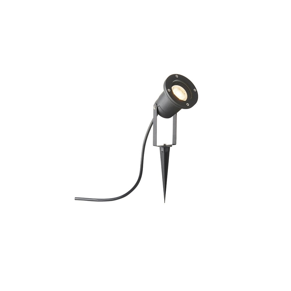 Opaz Matt Black Spike Light IP44