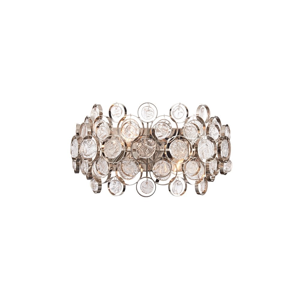 Marella Wall Light in Nickel Finish