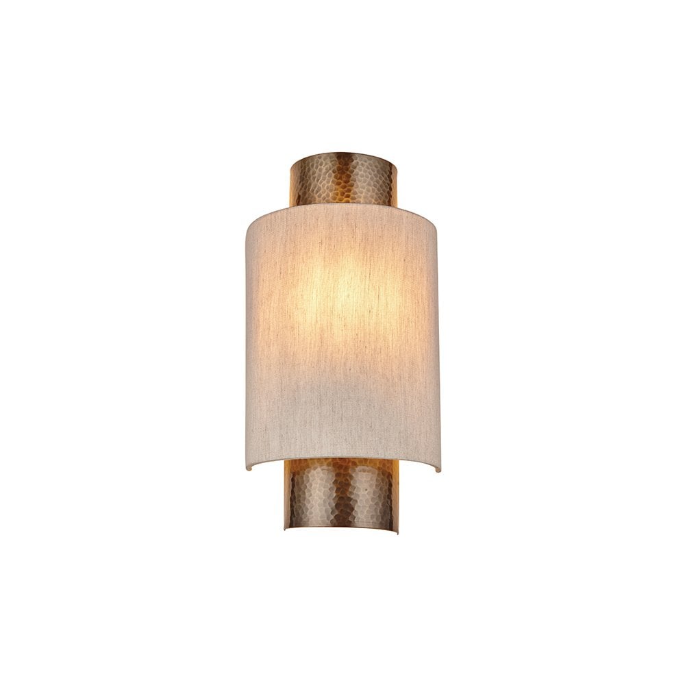 Indara Bronze Wall Light C/W Shade