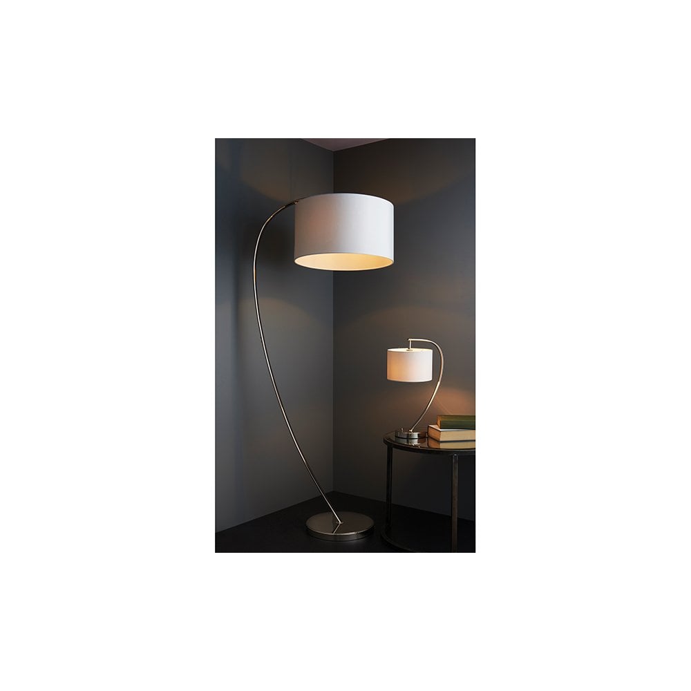 Jospehine Curved Floor Lamp C/W Shade