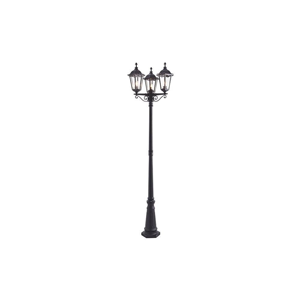 Burford Triple Post in Black IP44
