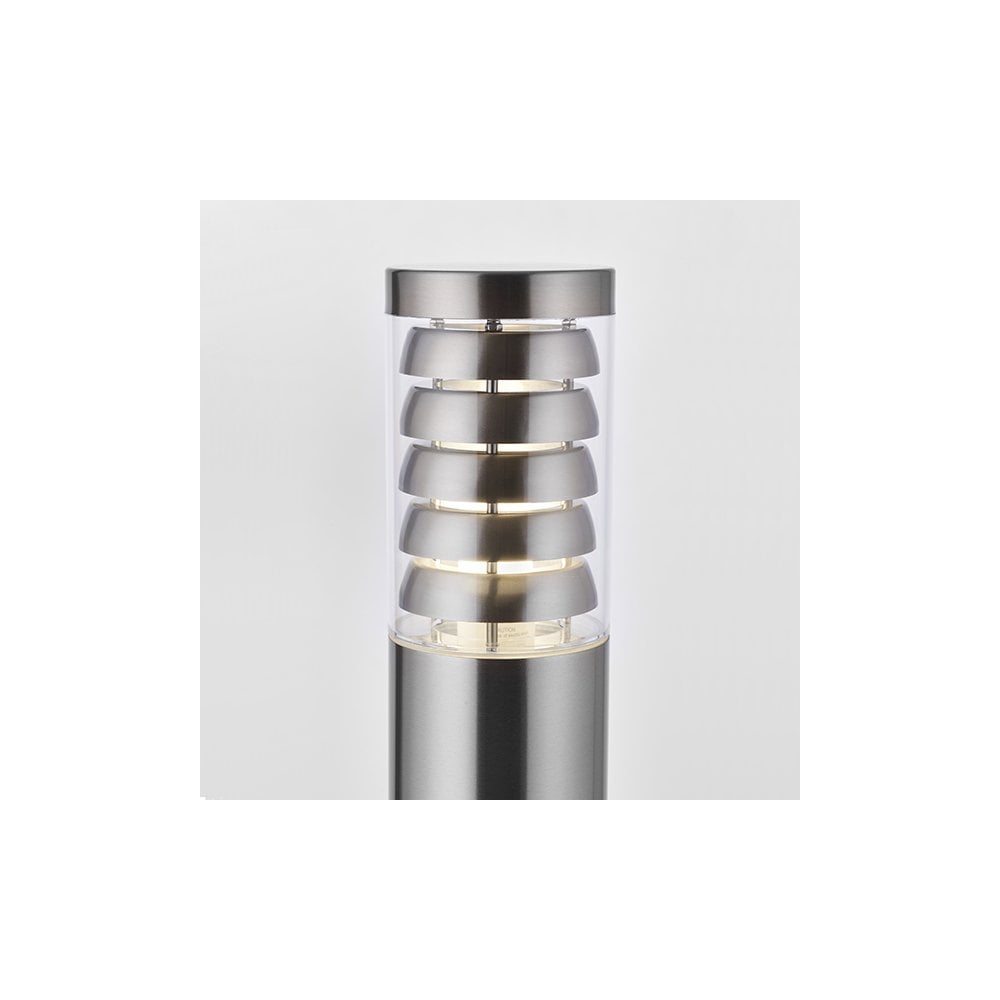 Tango Bollard Post Light 800mm in Brushed Stainless Steel IP44