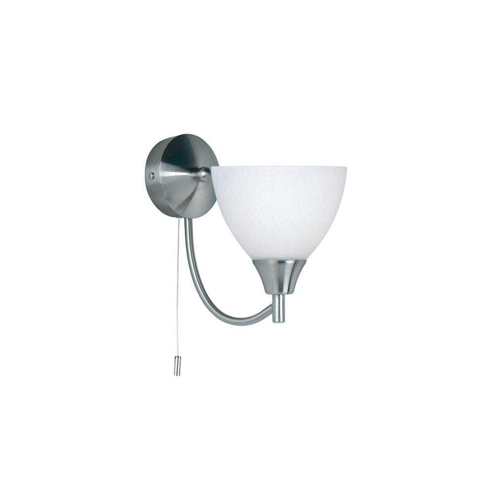Alton Wall Light in Satin Chrome