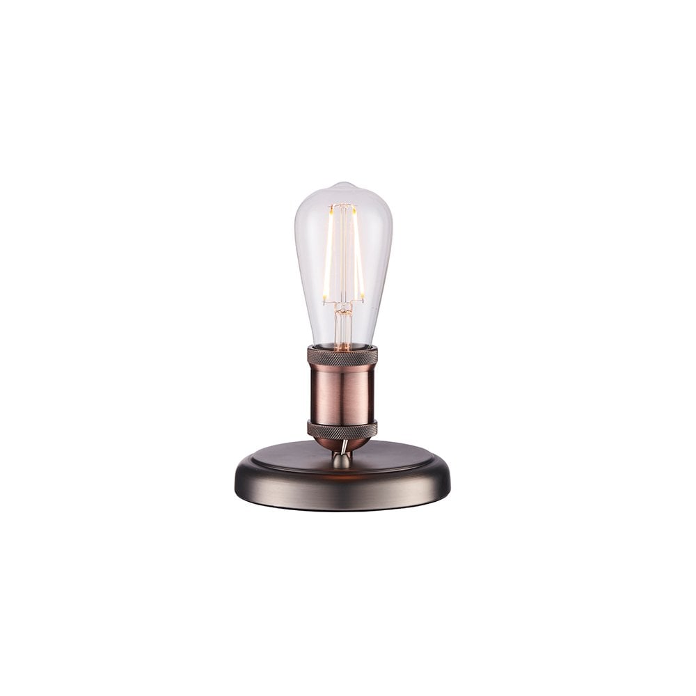 Hal Uplight Table Lamp in Copper Finish